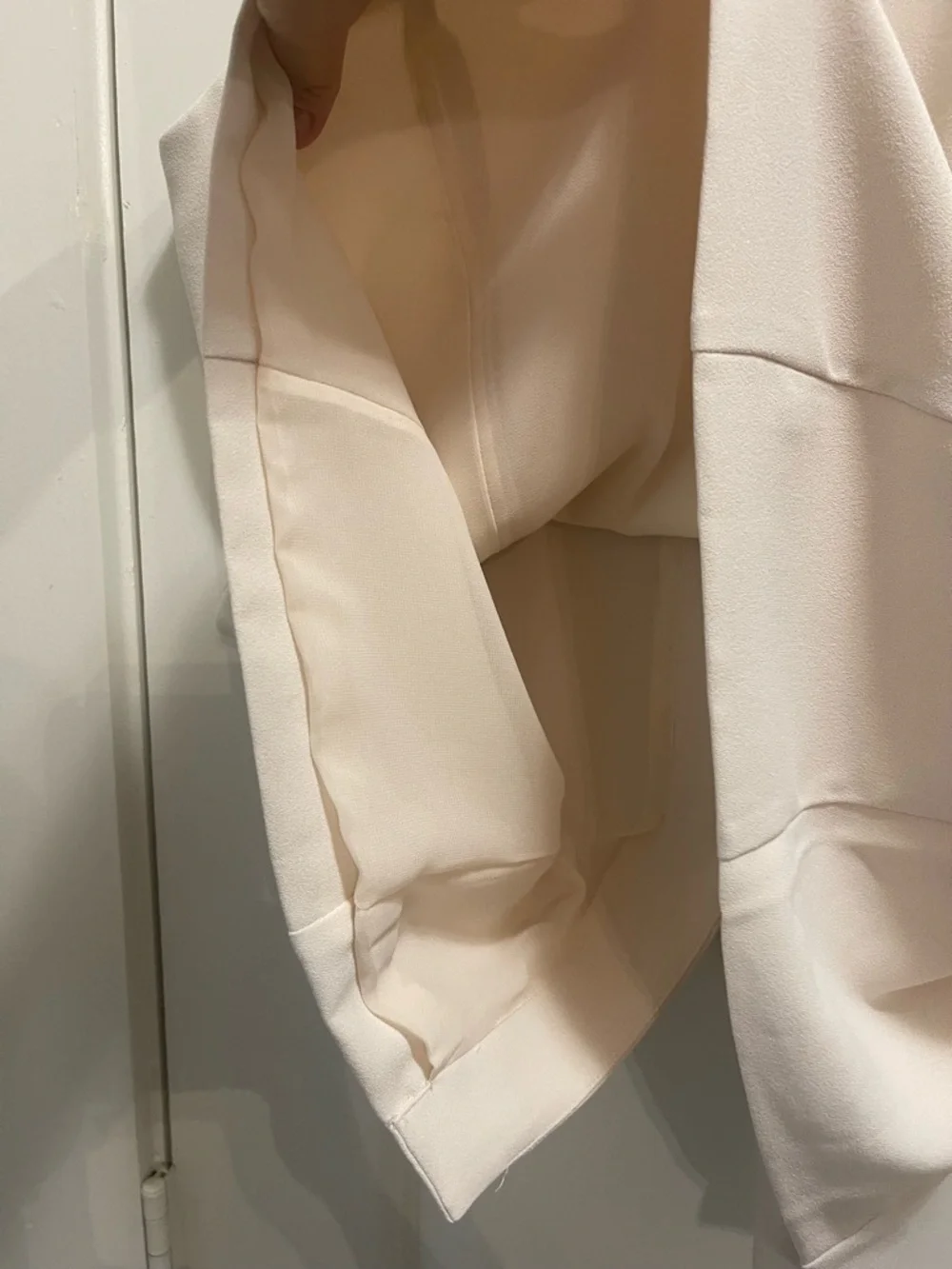 LOFT Soft Ivory Button-Front Shell - Picture 4 of 5